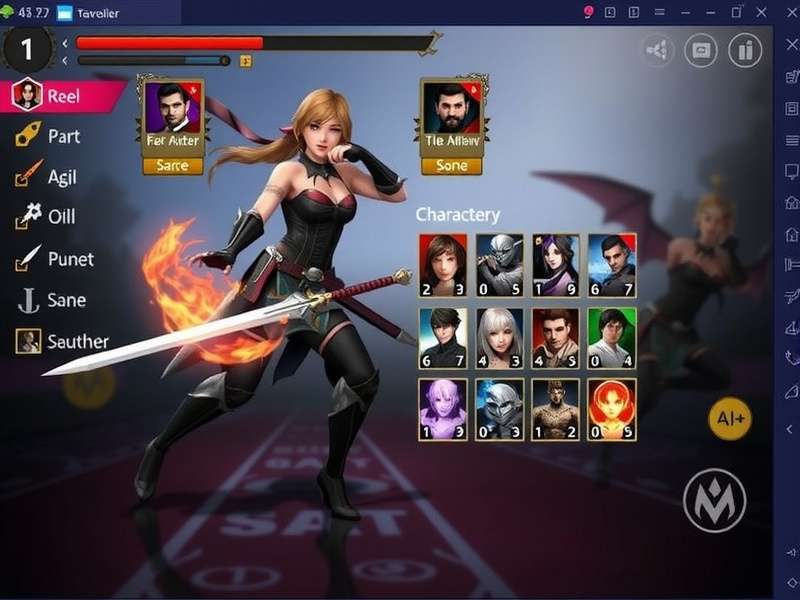 Mace Vanguard Conqueror Pro character customization interface