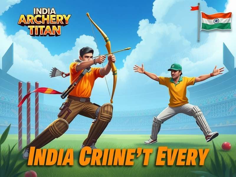 India Archery Cricket Titan gameplay mechanics illustration