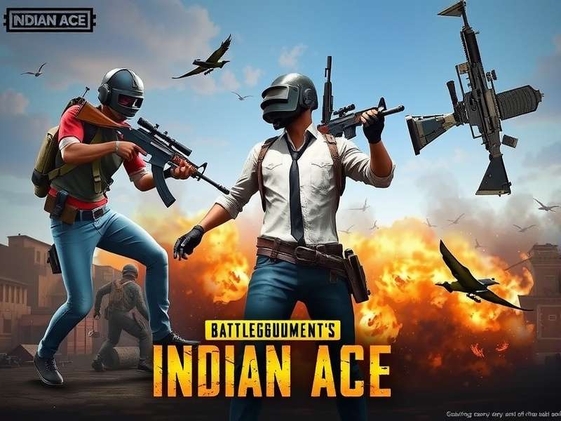 PUBG Indian Ace weapons and equipment collection