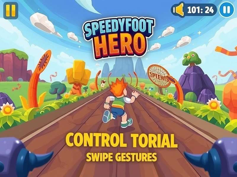 Speedyfoot Run Hero diverse environments showing different game worlds