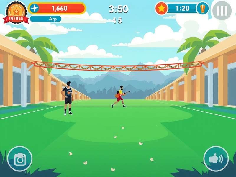 Rhythm of India music game showing traditional Indian instruments and musical notes