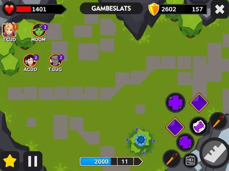 Lords Mobile gem calculation interface on a mobile device