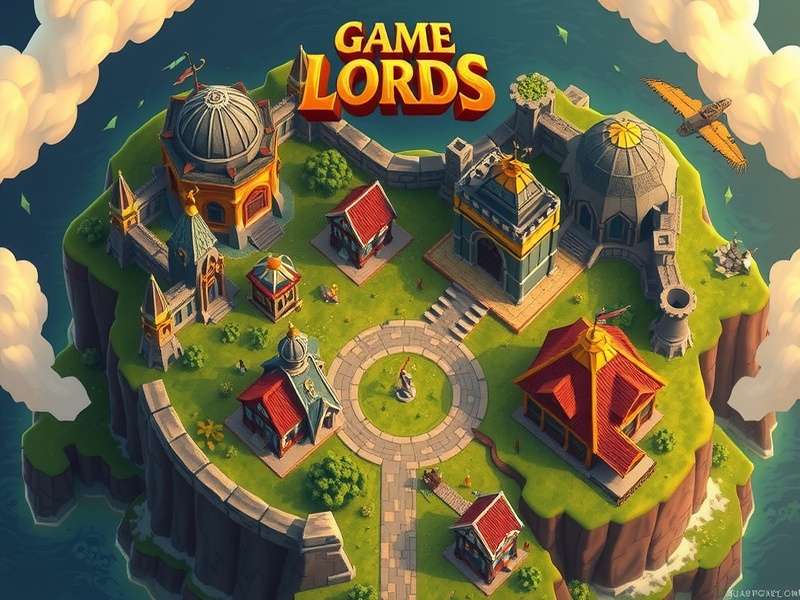 Lords Mobile Detailed Kingdom Map showing territories, guild forts, and resources