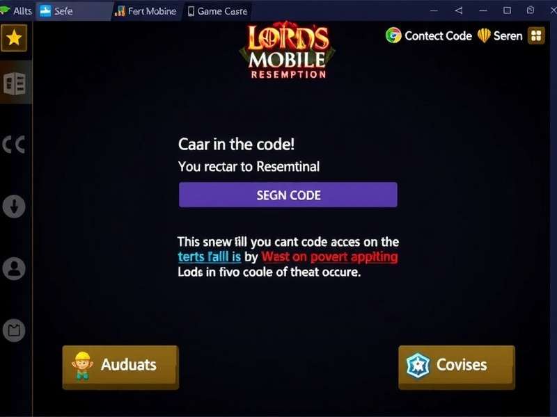 Lords Mobile game scene showing a fantasy kingdom and army