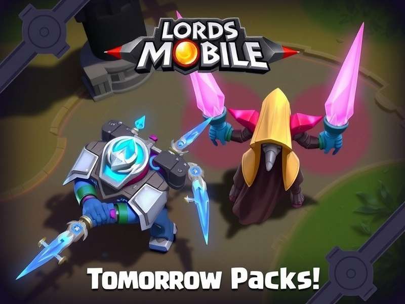 Strategic planning chart for Lords Mobile packs on a digital tablet