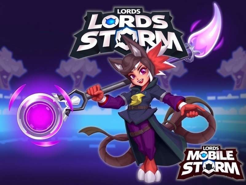 Lords Mobile Storm Fox hero artwork depiction