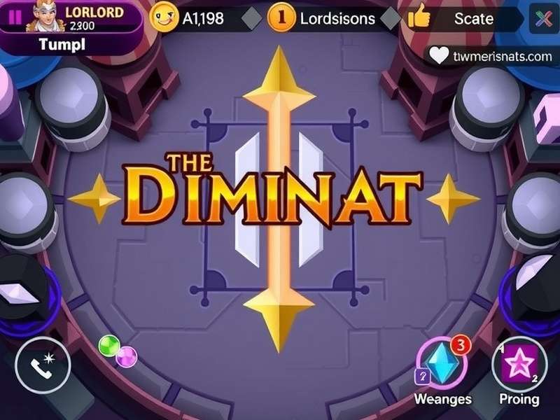 Lords Mobile Gem Domination Strategy Visual Guide showing gems, troops, and castle