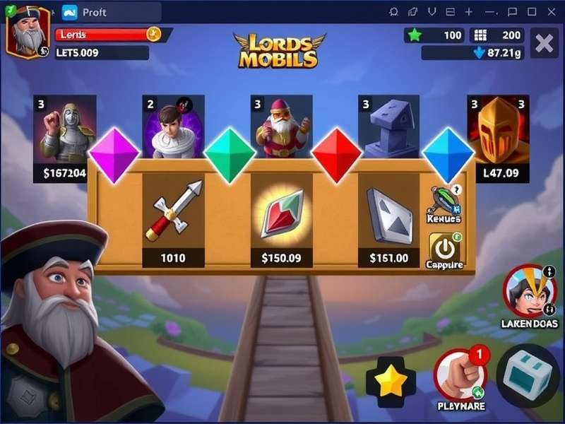 Infographic showing gem investment vs troop training time efficiency in Lords Mobile