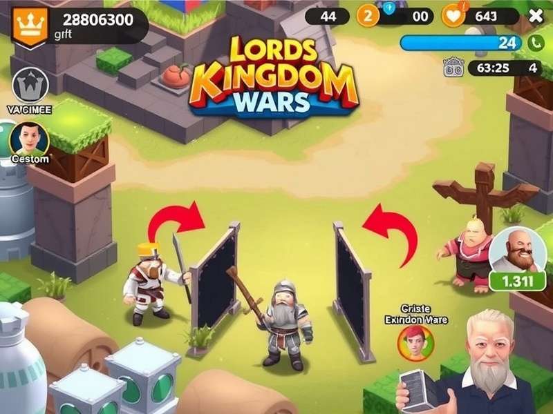 Lords Mobile Kingdom Wars Battle Scene showing heroes and troops in epic combat