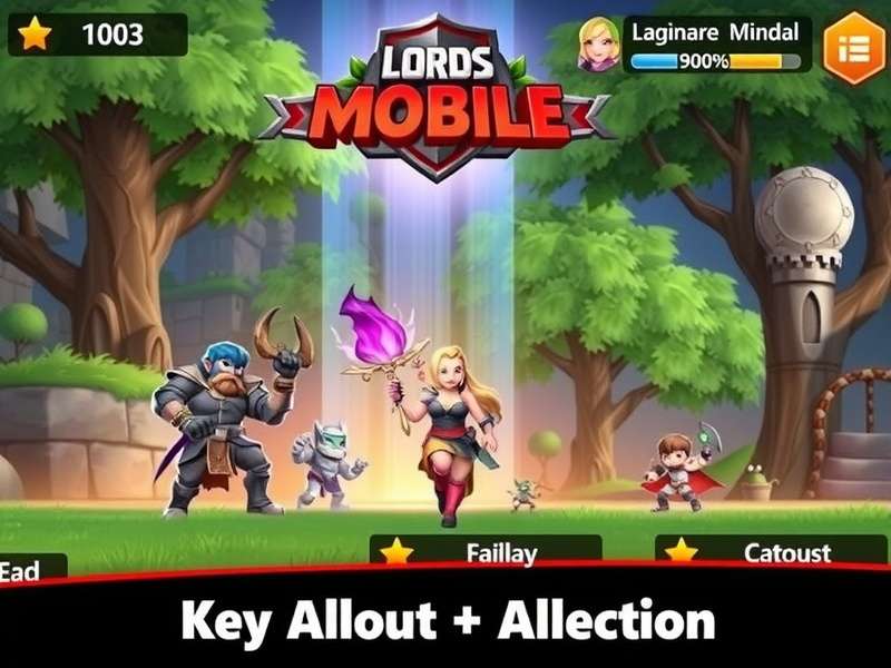 Lords Mobile Mod Apk Gameplay Interface