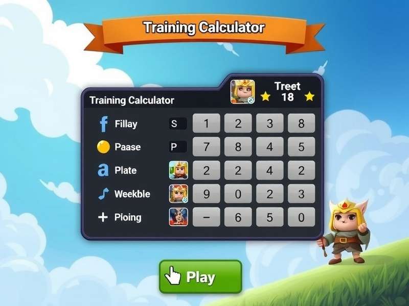 Lords Mobile gameplay screenshot showing troop training interface