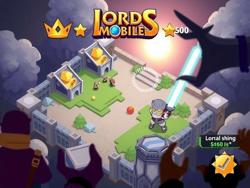 Advanced Nap Lords Mobile strategy map showing troop placements and resource nodes