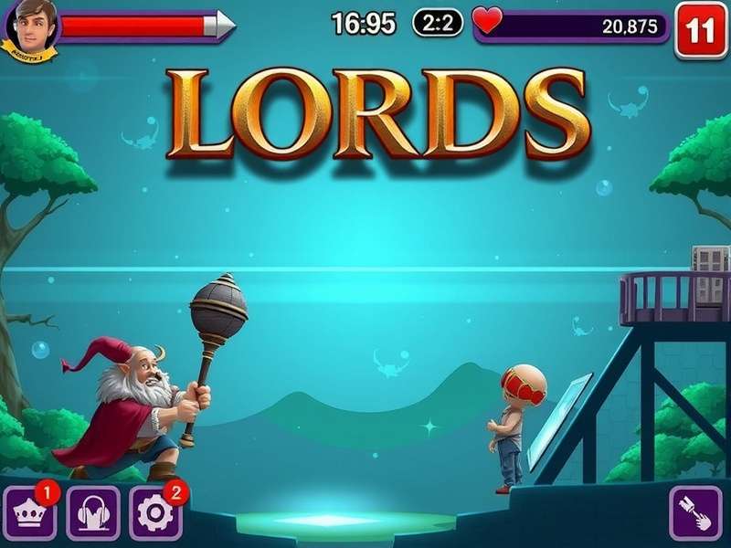 Lords Mobile Kingdom Strategy Map showing troops and castle