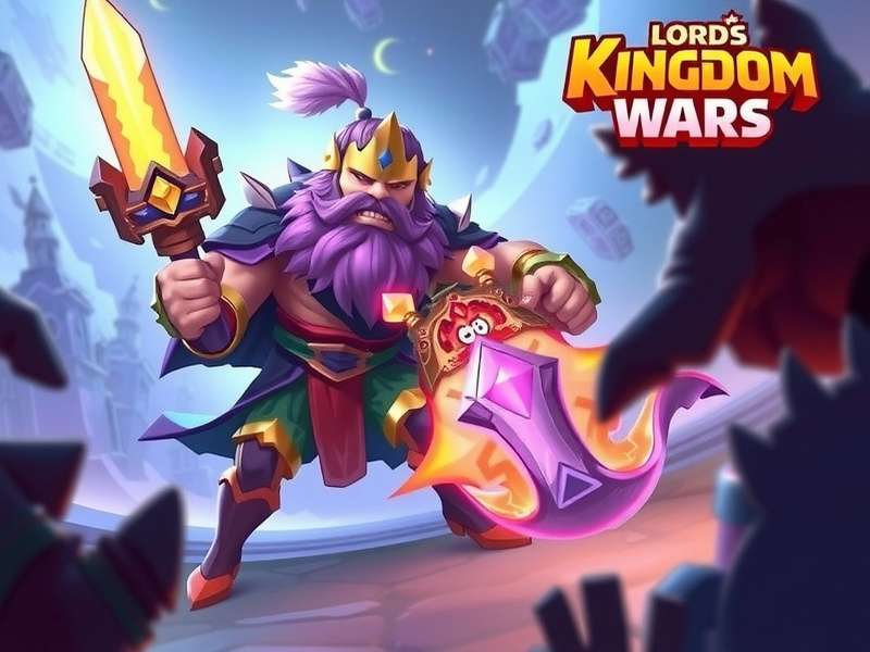 Lords Mobile Kingdom Wars advertisement showcasing epic battles
