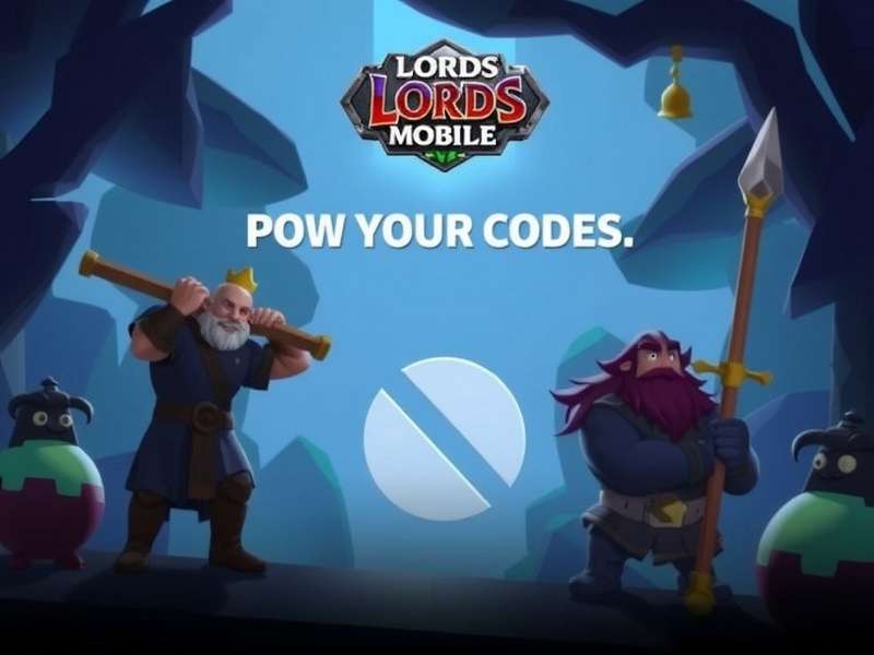 Lords Mobile Redemption Code Redemption Screen on Mobile Device