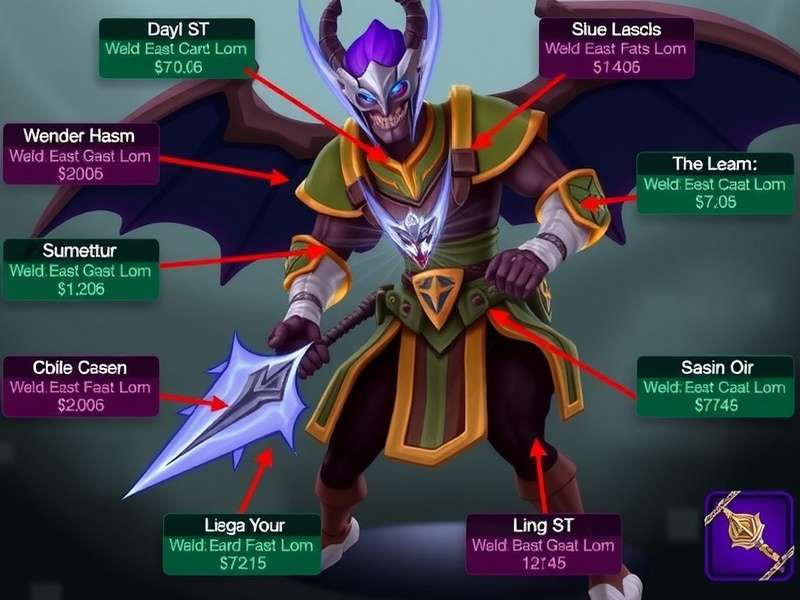 Strategic war room map for Lords Mobile with icons representing heroes and troops