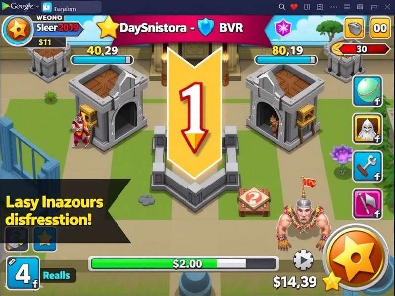 Lords Mobile Kingdom Wars epic battle scene