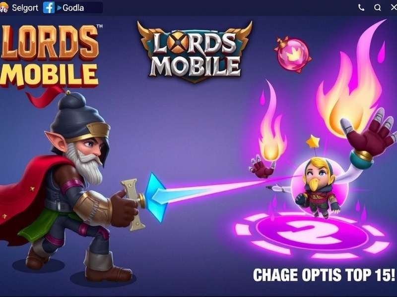 Lords Mobile codes showcase with gems and heroes