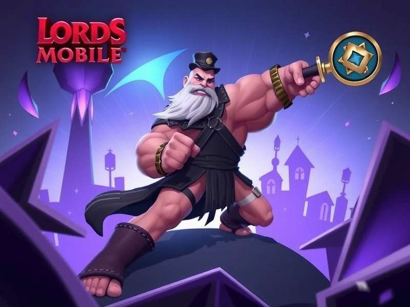 Lords Mobile gift code redemption screen on mobile