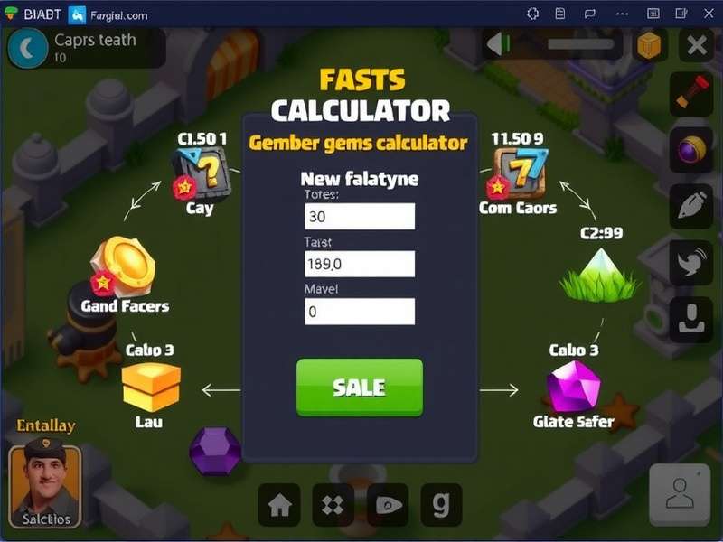 Lords Mobile Gem Calculator Clash interface showing strategic gem allocation for battle