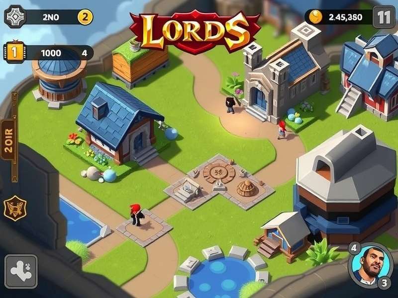 Lords Mobile battle scene showcasing epic army clash