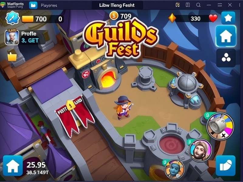 Strategic planning map for Lords Mobile Guild Fest events