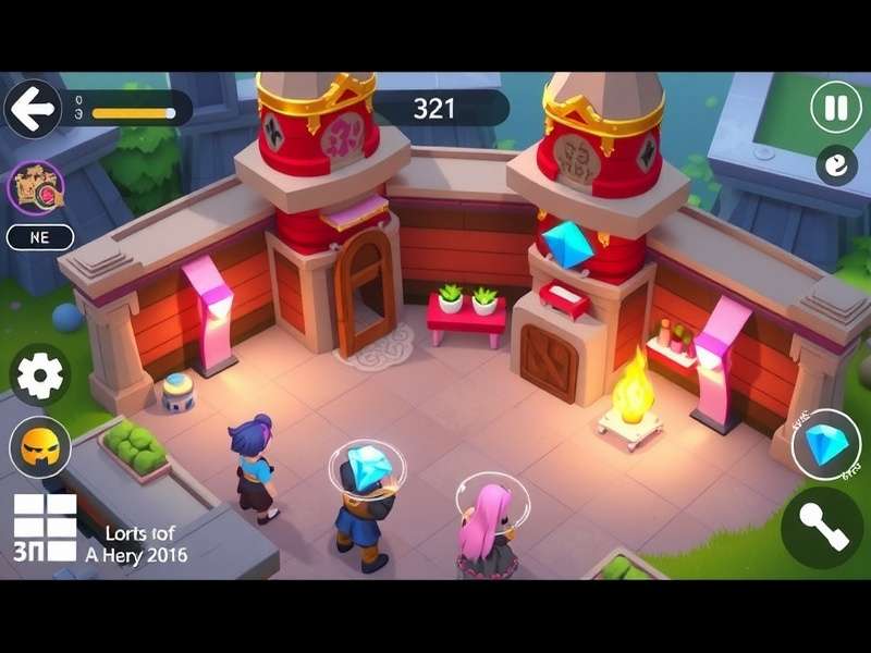 Lords Mobile Diamond Store banner showing premium packs and heroes