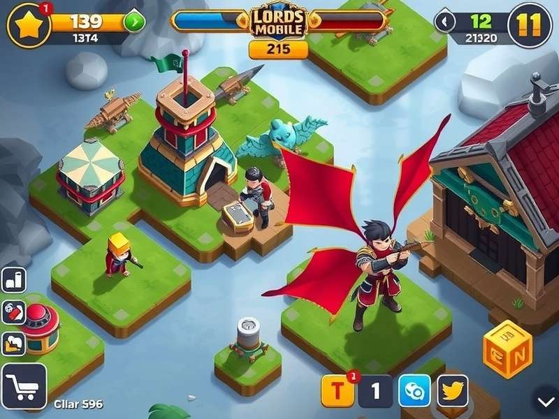 Lords Mobile Kingdom War battlefield with Indian players leading the charge