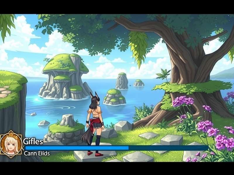 Another Eden x Lords Mobile crossover artwork — epic battle scene with Indian inspired landscape